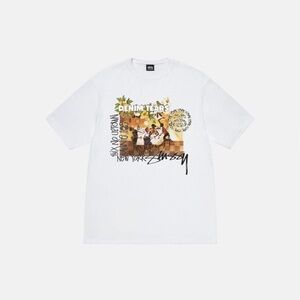 BNWT RARE Stussy x Denim Tears Annie Lee Tee White Size Small Limited HTF
